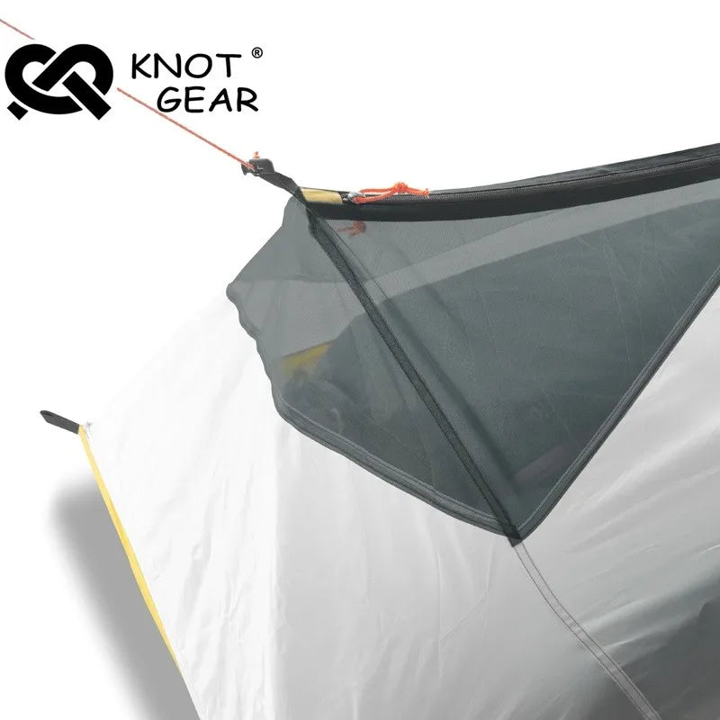 Knot Jian Outdoor 1P Inner Tent Camping Bivy Insect-proof Sleeping Bag Set Ultralight Mountain Climbing Pole Less Tent Shelter
