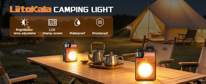 LiitoKala XY-009 Portable Rechargeable LED Camping Light Multi-Functional Carry-On Outdoor Activity Long Life