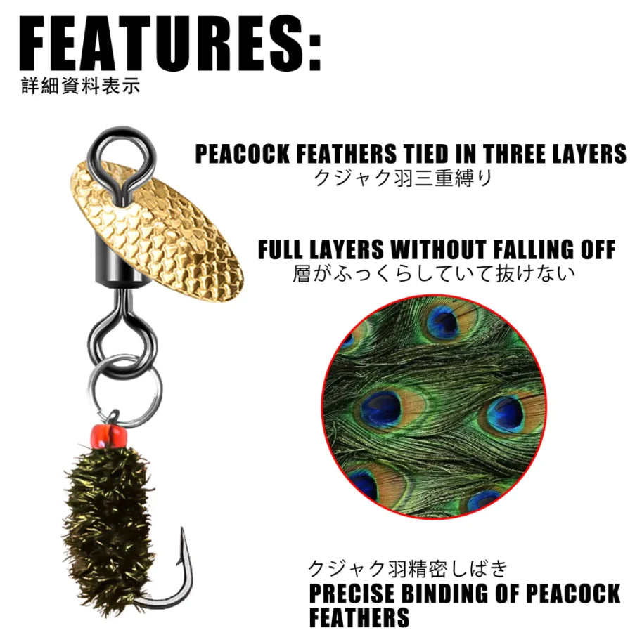 Spinner Scud Flies for Trout (5 Pack)