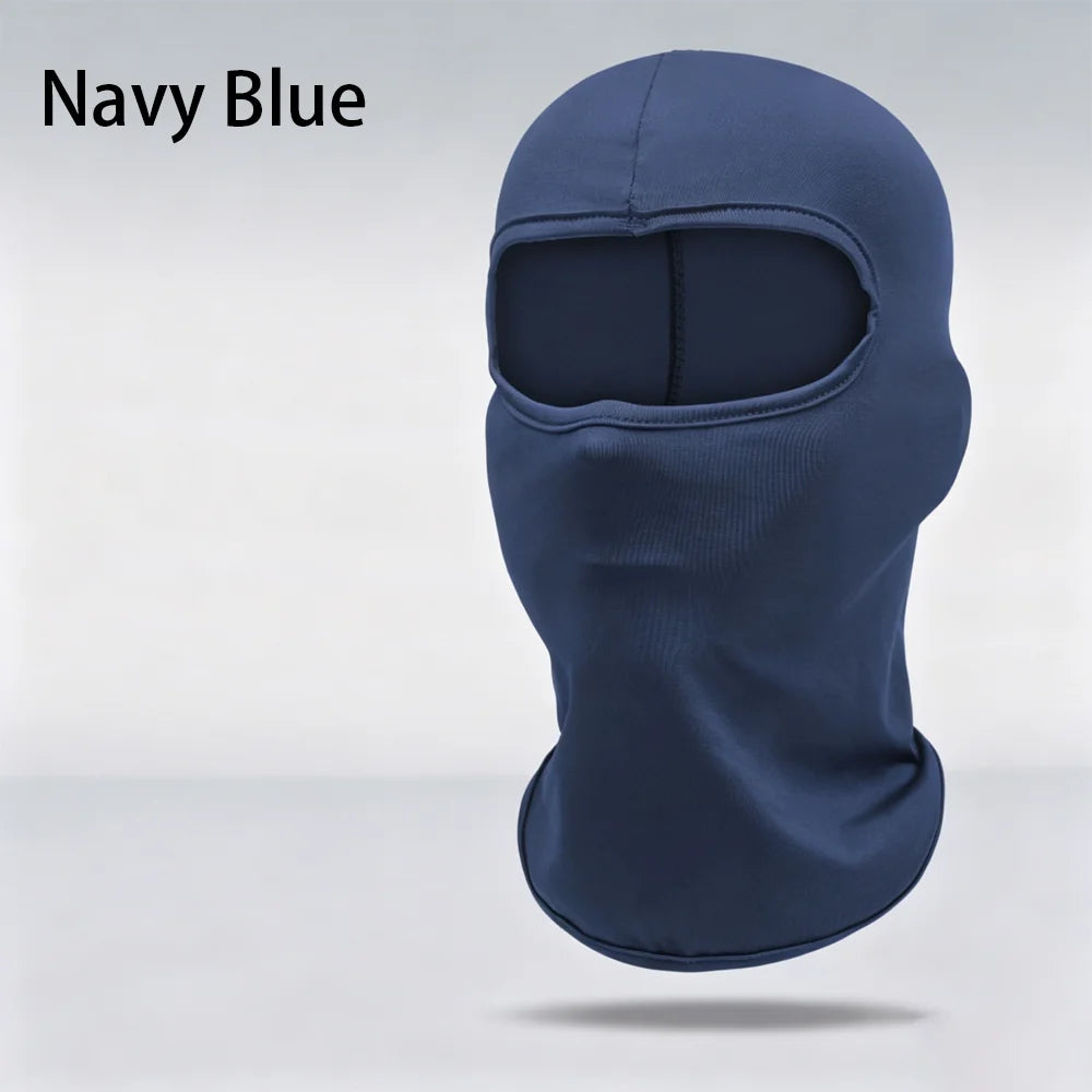 Thin Breathable UV Protection Full Face Mask Neck Cover Lightweight Helmet Liner for Cycling Running Motorcycle Outdoor Activity