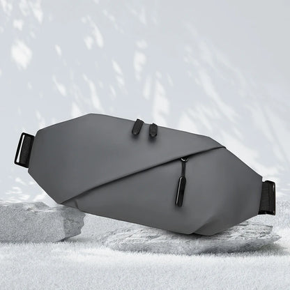 Men Minimalist Outdoor Sports Running Jogging Waist Bag Man Waterproof Fanny Pack Stylish Cross Body Belt Bag Waist Bag for Men