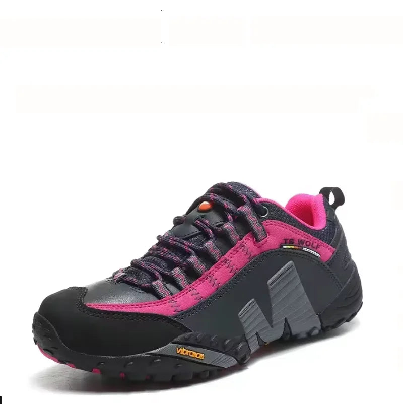 Men’s Waterproof Trekking Shoes – Outdoor Hiking Boots, Leather Hunting & Tactical Footwear