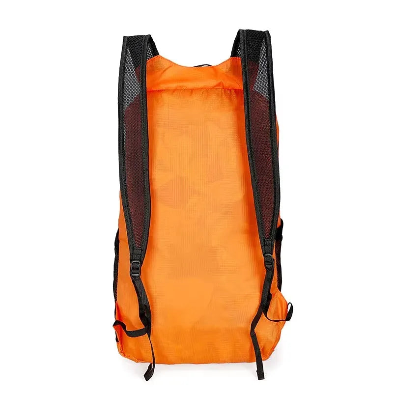 Outdoor camping, mountain climbing, cycling, travel sports backpack, neutral style, large capacity foldable storage,