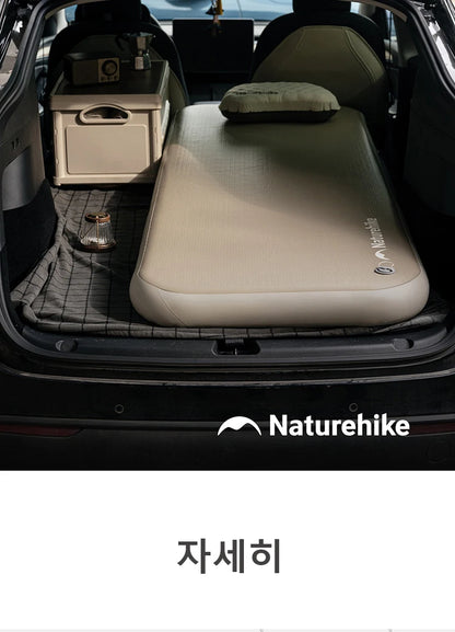 Naturehike Youmeng Brushed Air Mattress Camping Air Cushion Outdoor Spliceable Bed 10CM Tent Inflatable Bed Double Sleeping Pad