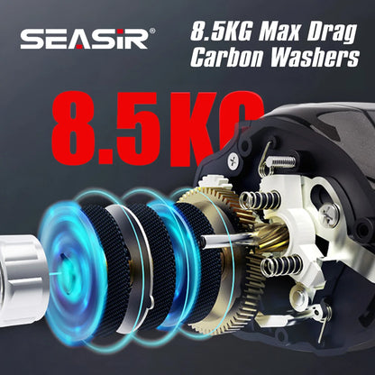 SEASIR DCAST Digital Control Baitcasting Reel with Smart Brake