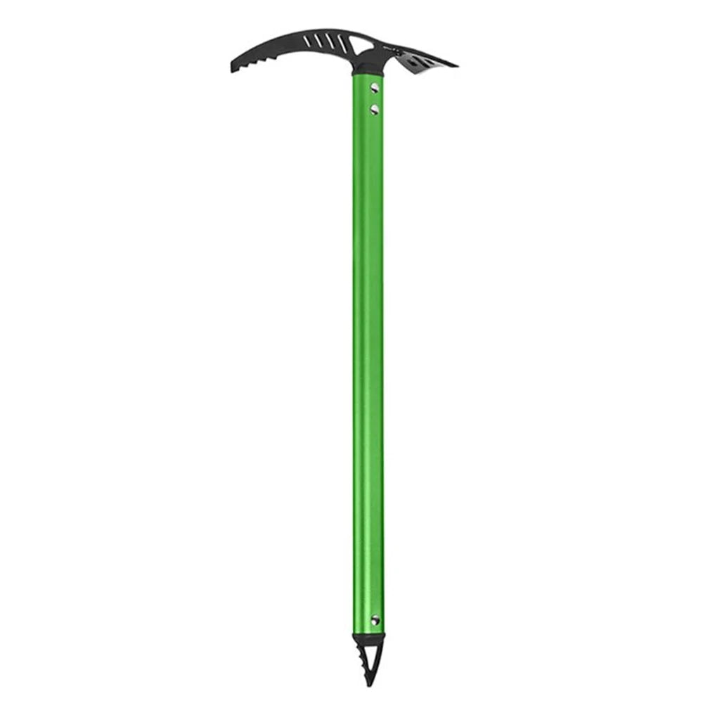 Outdoor Camping Ice Axe – 70cm Aluminum Alloy Walking Pick for Mountaineering & Climbing