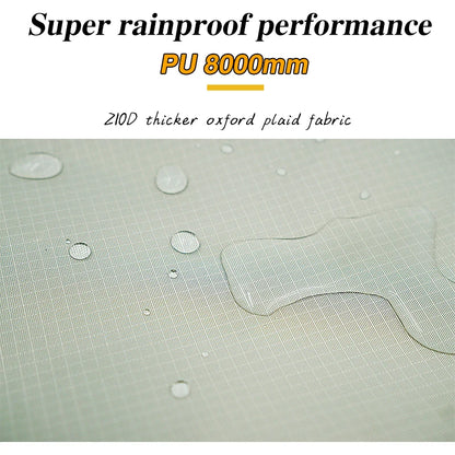 19 Hanging Points Black Coating Tarp Waterproof Black Coated Tarp Outdoor Camping Tent Tarp Bushcraft Shelter DIY Tent Fly