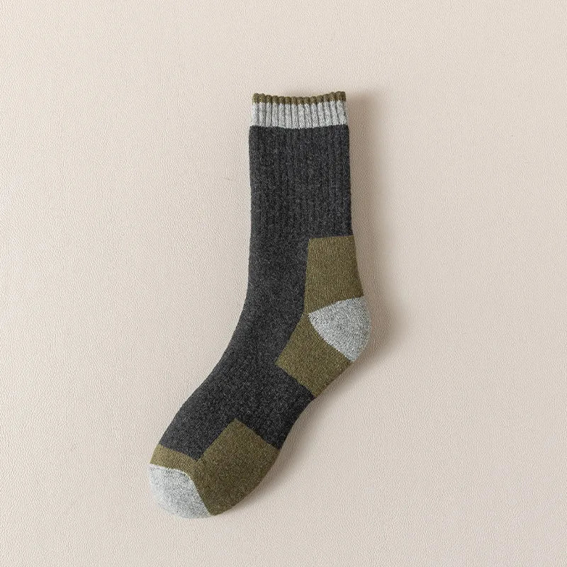 Winter Merino Wool Socks Thickened Warm Moisture Wicking Hiking Socks Men Women Thermal Breathable Durable Cycling Outdoor Socks