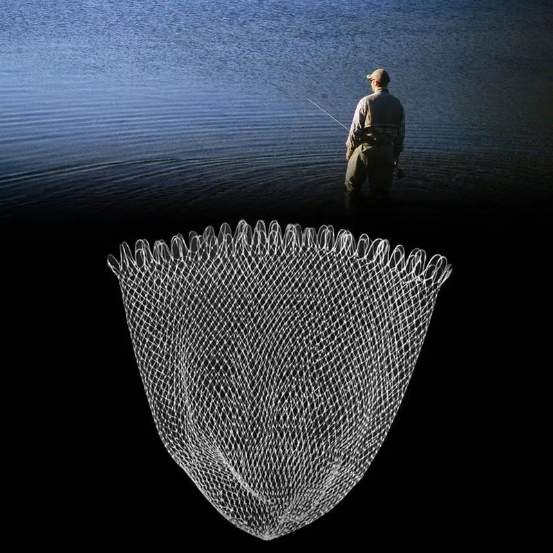 Double-Line Braided Mesh Landing Net Head