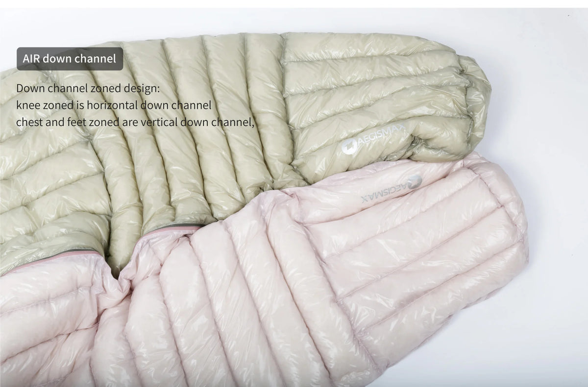AEGISMAX AIR Upgrade 10D 800FP Ultra Dry Down Sleeping Bag Ultralight Camping Hiking Tourist Sleeping Bags for Men and Women