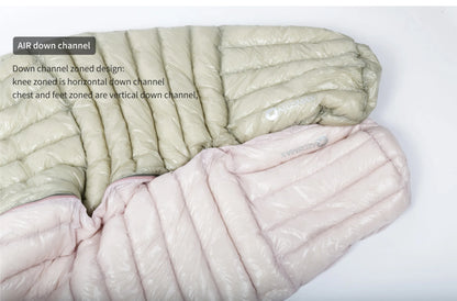 AEGISMAX AIR Upgrade 10D 800FP Ultra Dry Down Sleeping Bag Ultralight Camping Hiking Tourist Sleeping Bags for Men and Women