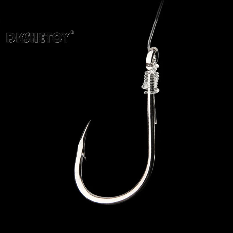 Barbed Fishing Hook Kit with Box (100-1000 Pack)
