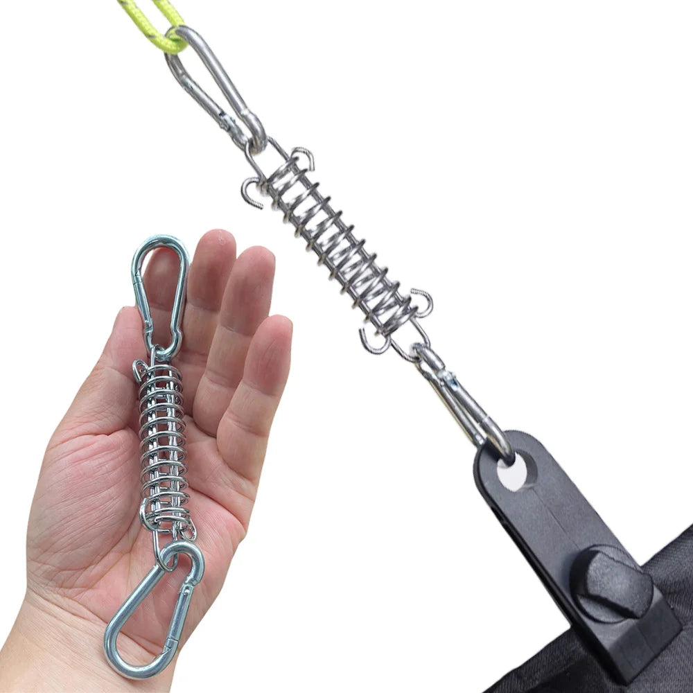 20PCS Tent Accessories Spring Buckle Windproof Rope Tensioner Awning Fixed Hook Buckle, Portable Camping Tent Fixed Buckle,