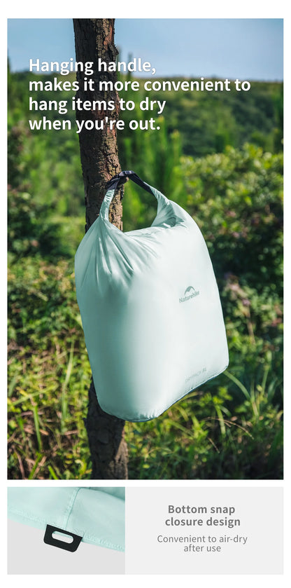 Naturehike Rolled Storage Bag Outdoor Travel Hiking Lightweight Waterproof Vacuum Compression Dispenser Bags Portable Organizer