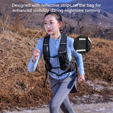 Hydration Backpack Breathable 20L Water Backpack with Multiple Pockets and Reflective Strip Multi-functional Hydration Pack