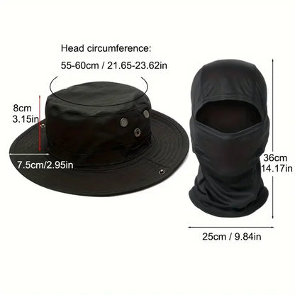 Camo Boonie Hat with Balaclava