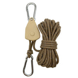 5M Tent Fastener Rope Adjustable Fixed Buckle Pulley Rope Windproof 4mm Outdoor Guy Lines Reflective Camping Accessories