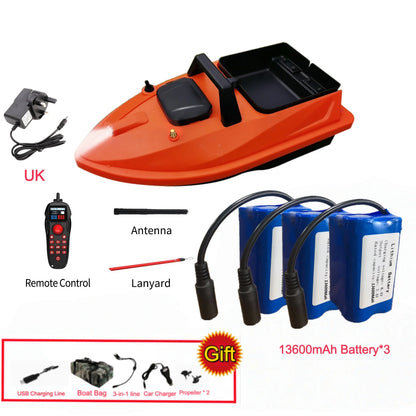 GPS Smart Bait Boat with 24 Saved Fishing Spots & Auto-Return