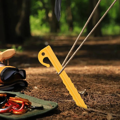 Outdoor Camping Tent Nails Sand Ground Triangular Stake Ground Awning Camping Tools Plastic Tent Pegs Nail Accessories 20/10pcs
