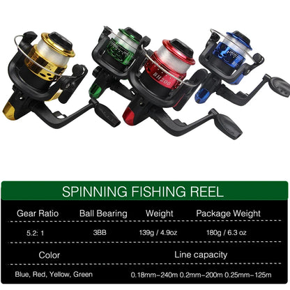 Lightweight Aluminum Spool Spinning Reel