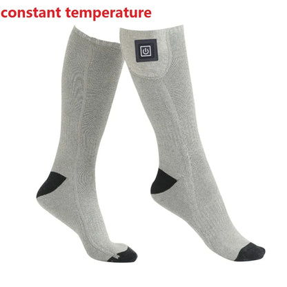 Winter Electric Heated Socks Men's Women's Thermal Heating Thermosocks Foot Warmer Socks Trekking Ski Cycling Outdoor Warm Socks