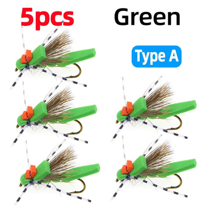 Vampfly Foam Grasshopper Hopper Flies #8