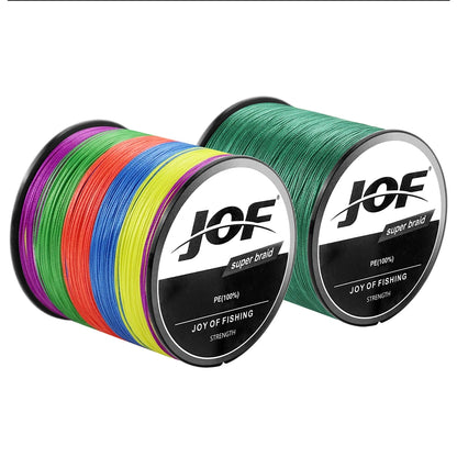 JOF 8 Strand and 4 Strand PE Braided Fishing Line