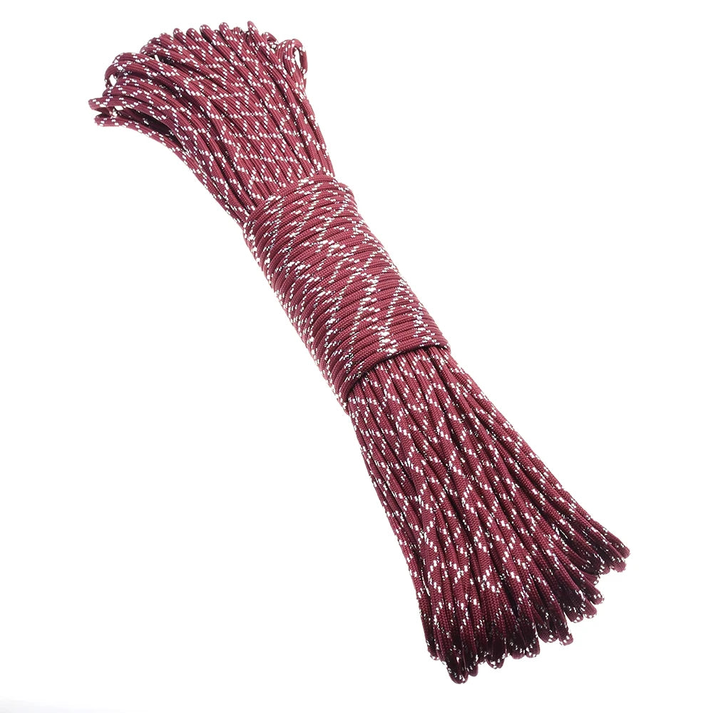 Gold & Silver 550 Paracord – Type III, 100ft, 19 Colors