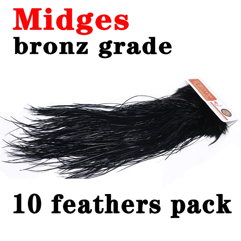Whiting Farms Midge Saddle Hackle (10 Feathers)