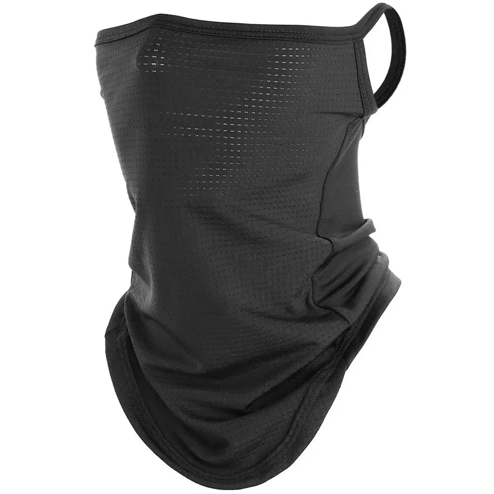 Breathable Scarf Half Face Mask Summer Quick-drying  Hanging Ear Sun Protection Bandana Neckerchief Headwear