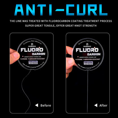 PRO BEROS Fluorocarbon Coated Line 100m (2.2-29.3 lb)