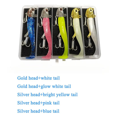Glow Mackerel Soft Swimbaits 105mm (5 Pack)