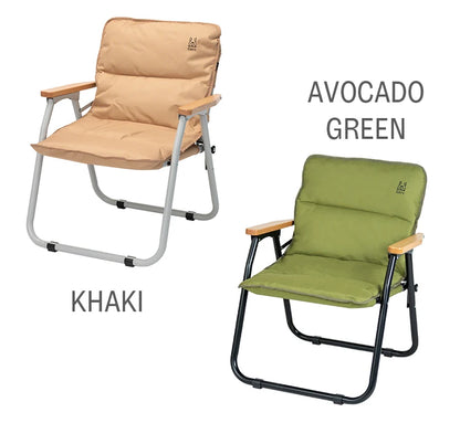 GERC Double Outdoor Aluminum Folding Chair Picnic Camping Portable Back Fishing Stool Kermit Chair