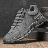 Men’s Work Shoes 2025 – Breathable Slip-On Safety Sneakers, Anti-Slip Wear-Resistant Casual Sports Shoes with Thick Sole
