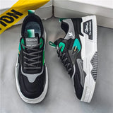 Men’s Breathable Leather Casual Sneakers – Soft Sole Comfort Trainers for Running & Walking