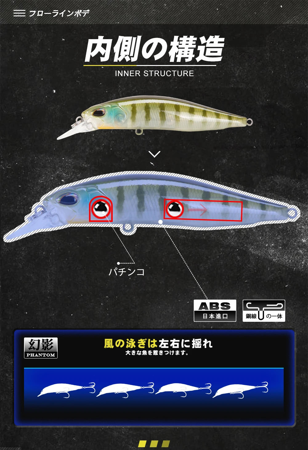 D1 Suspending Minnow Jerkbait 77mm