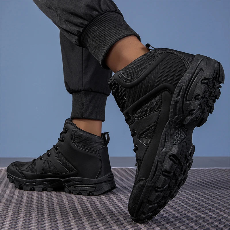 Men’s Ankle Boots Sneakers – Comfortable Outdoor Walking & Training Shoes, Breathable Casual Footwear for Men & Women