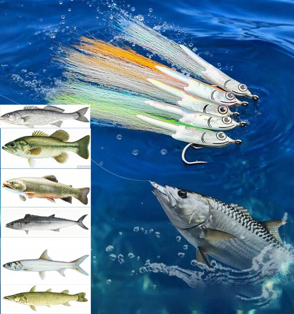 Realistic Minnow Baitfish Flies