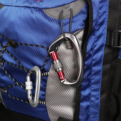 Quality Aluminum Security Master Lock Accessories Mountaineering Protective Equipment Professional Carabiner Climbing Key Hooks