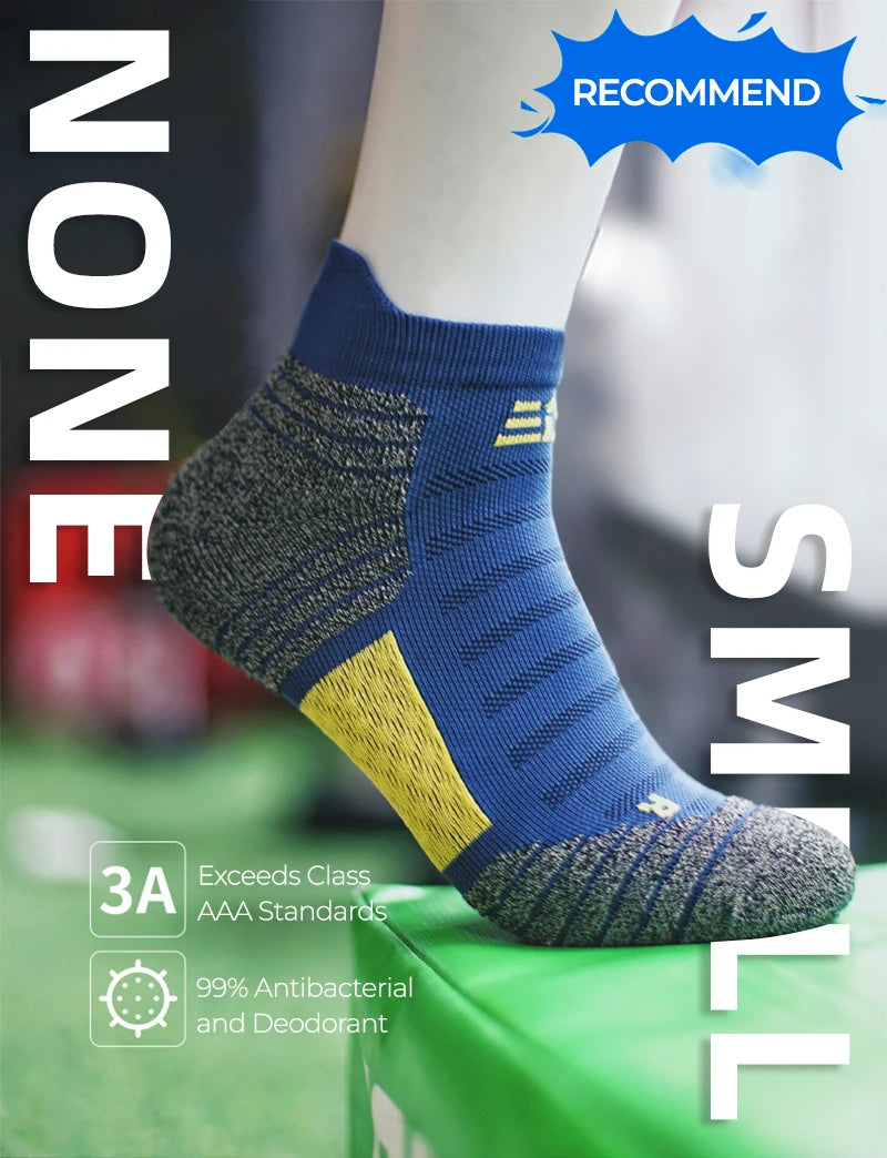 Nano Copper Fiber Deodorant Antibacterial Men Socks Running Climbing Summer 2025 MTB Cycling Bicycle Basketball Sports Sock