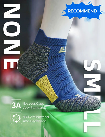 Nano Copper Fiber Deodorant Antibacterial Men Socks Running Climbing Summer 2025 MTB Cycling Bicycle Basketball Sports Sock