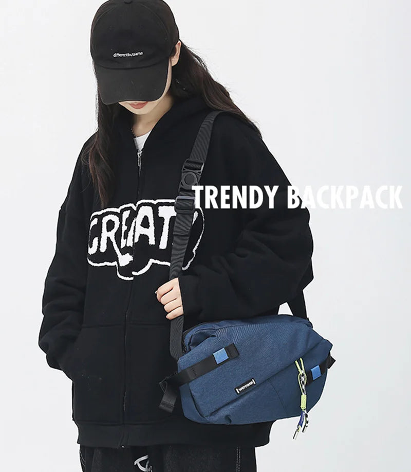 High Quality Nylon Panelled Waist Packs 2026 New Brand Unisex Chest Pack Casual Outdoor Travel Crossbody Bag Men Wasit Belt Bags