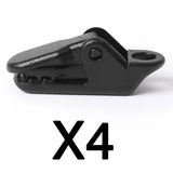 Heavy Duty Tent Clips Windproof Alligator Clamps for Camping Tarp Shelter Outdoor Gear with Rope Survival Tent Stakes Accessorie