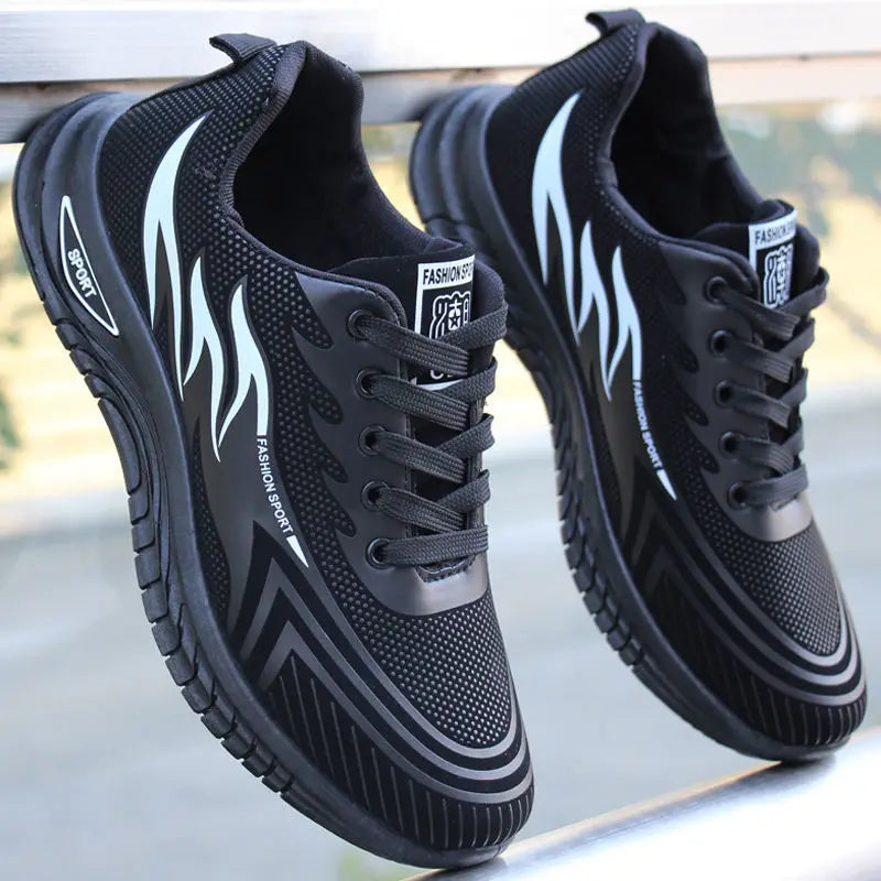 Men’s Casual Breathable Sneakers – Lightweight Anti-Slip Running Shoes for Outdoor Sports & Daily Wear