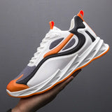 Men’s Trendy Sports Shoes – Cushion Running Sneakers, Breathable Soft Sole Trainers for Walking & Jogging