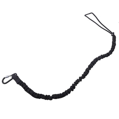 Safety Bungee Tether Tool Lanyard With Carabiner Hook Climbing Working Anti-Falling Safety Rope Aerial Work Climbing Accessories