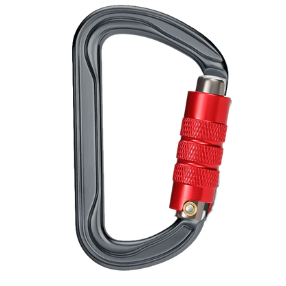 CLIWIZ 30kN Aluminum Safty Climbing Snap Hook New Good Quality H Section D-Twist Carabiner Snap Hook CE/UIAA