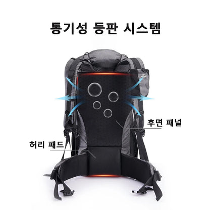 Naturehike Camping Backpack 60+5L Large Capacity Waterproof Climbing Bag Ultralight Travel Man Backpack Outdoor Hiking Backpack