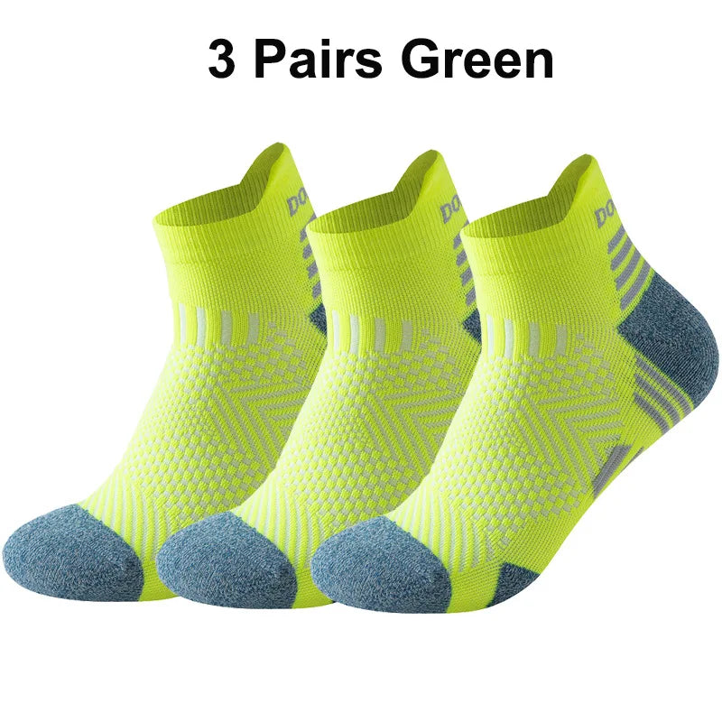 3/1Pairs Sport Compression Ankle Socks Men Women Professional Low Cut Fitness Marathon Running Outdoor Deodorant Breathable Sox