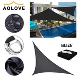 Waterproof Sun Shelter Triangle Sunshade Protection Outdoor  Cover Garden Patio Pool Shade Sail Awning Camping Sun Shade 420D
